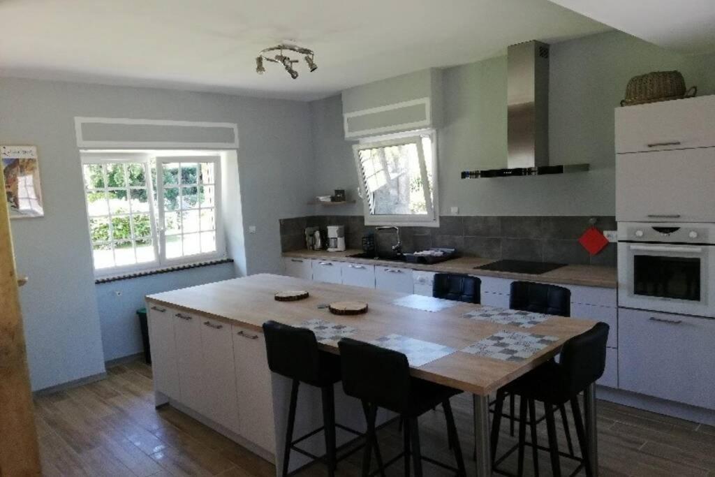 Gite De Charme 14 Personnes Labellise Clevacances 3 Etoiles Sainte-Seve Buitenkant foto